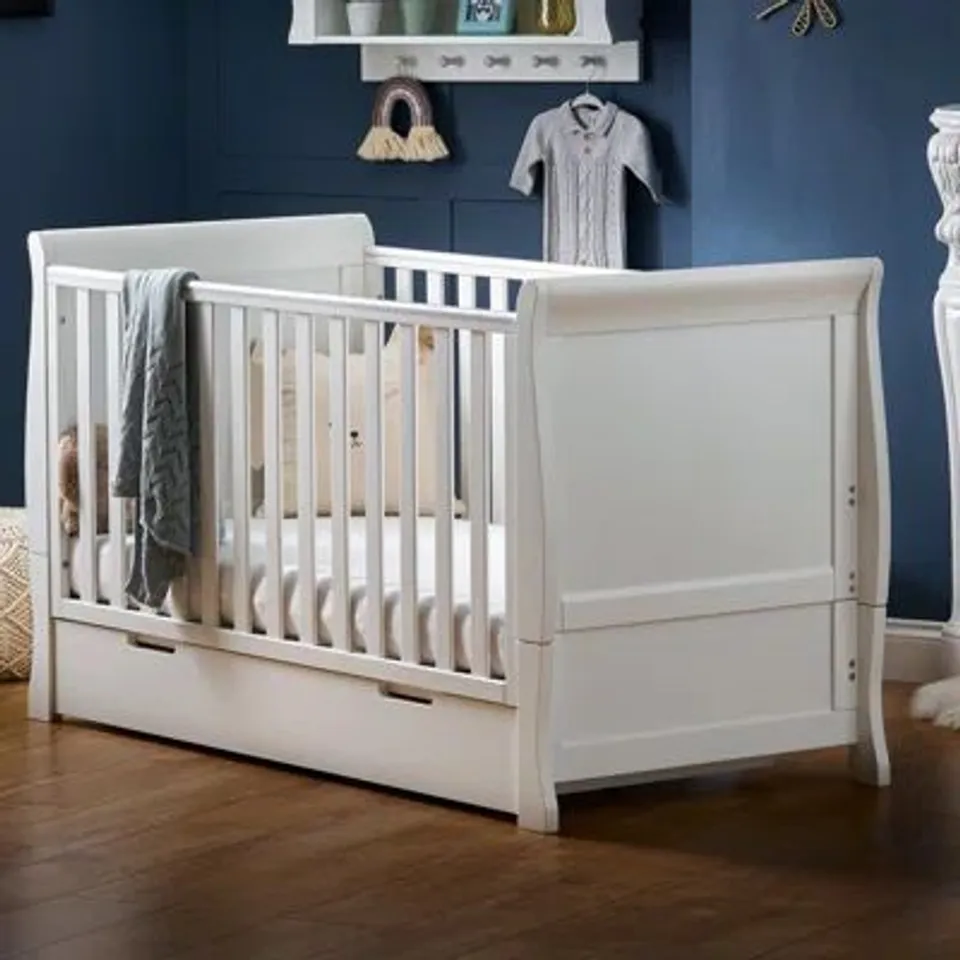 BOXED STAMFORD COT BED (2 BOXES)