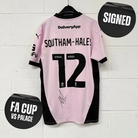 #12 - Macauley Southam-Hales - FA Cup Football Shirt 24/25 - Size M - Signed