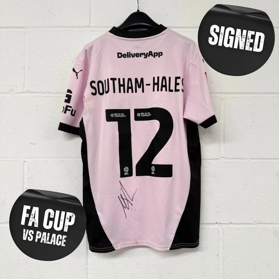 #12 - Macauley Southam-Hales - FA Cup Football Shirt 24/25 - Size M - Signed