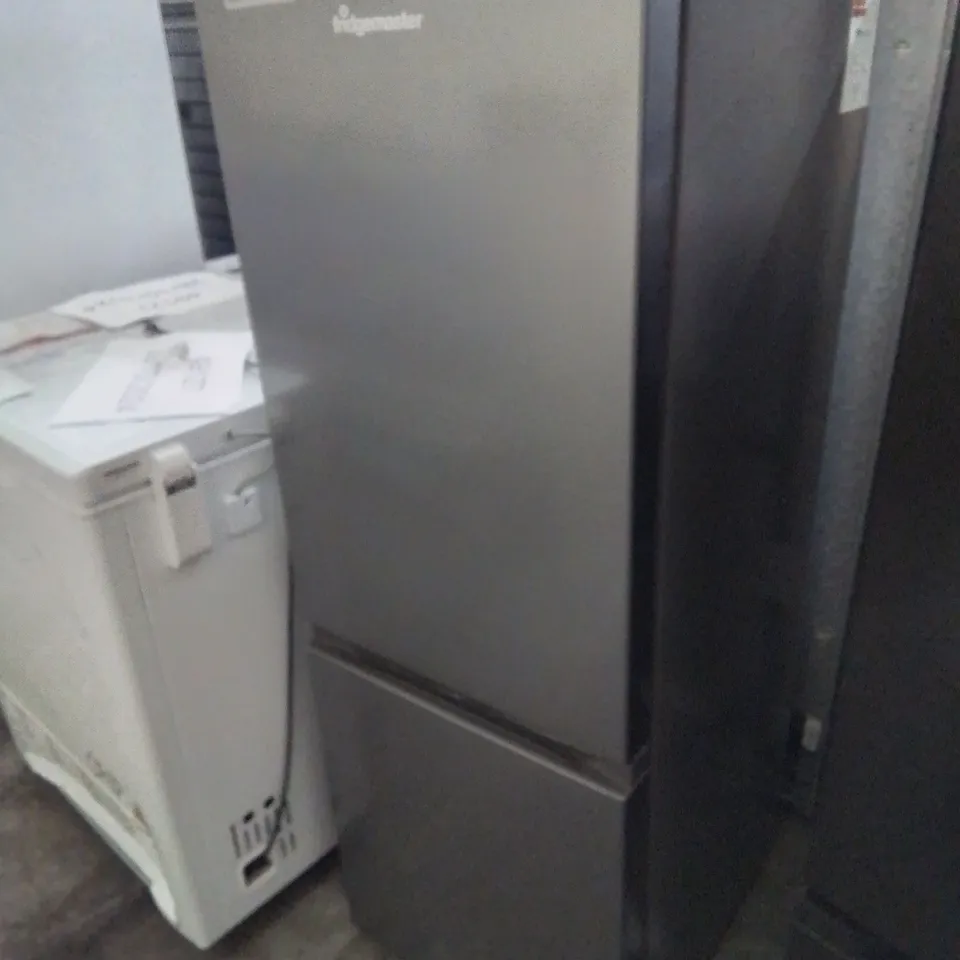 FRIDGEMASTER MC50165ES, 50cm FREESTANDING 60/40 FRIDGE FREEZER - SILVER 