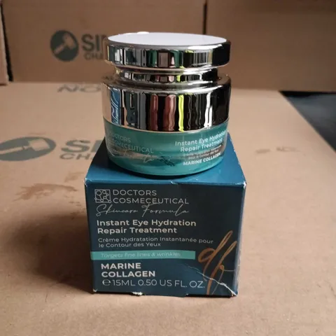 DOCTORS COSMECEUTICAL INSTANT EYE HYDRATION REPAIR TREATMENT, MARINE COLLAGEN, 15ML