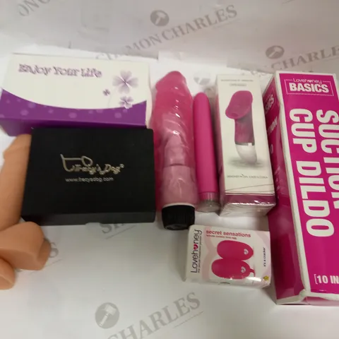 LOT OF 8 ASSORTED SEX TOYS & ACCESSORIES