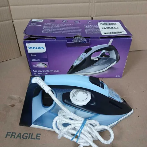 BOXED PHILIPS AZUR STEAM IRON 7000 SERIES 