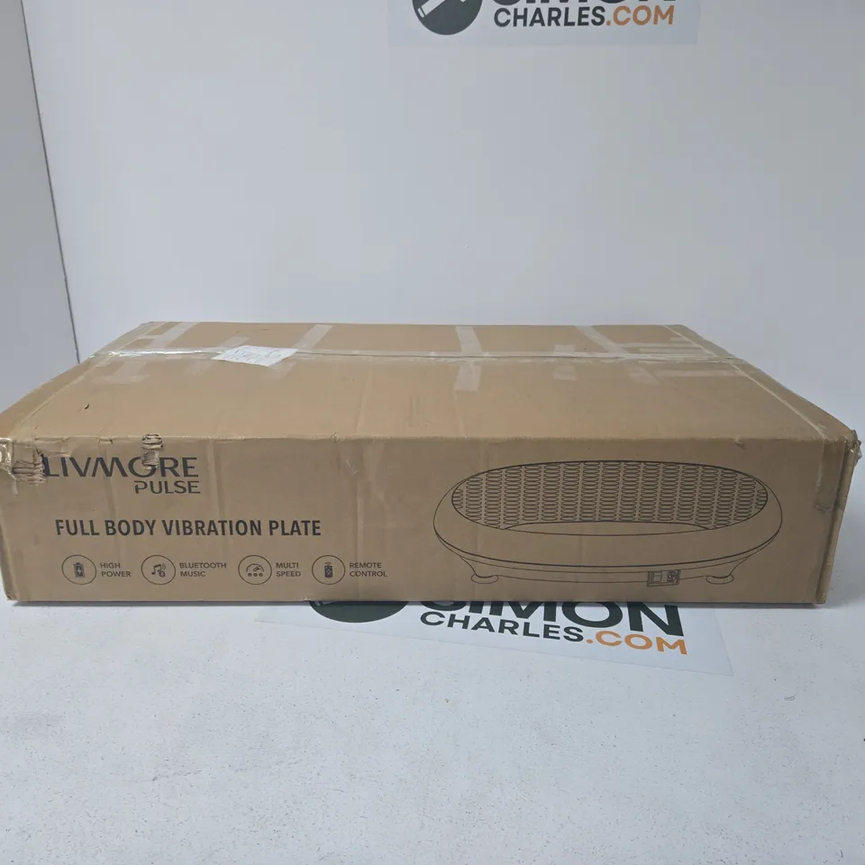 LIVMORE PULSE FULL BODY VIBRATION PLATE – BOXED