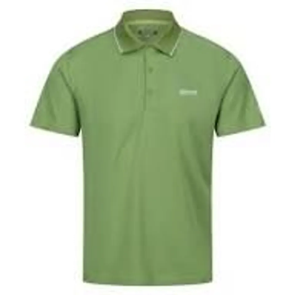 BRAND NEW REGATTA MEN'S MAVERICK V ACTIVE POLO SHIRT IN GLACIER - UK L