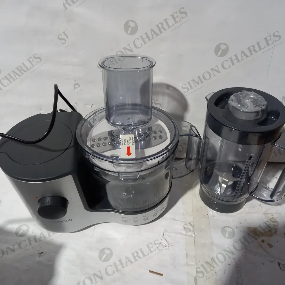 KENWOOD COMPACT FOOD PROCESSOR - SILVER AND GREY