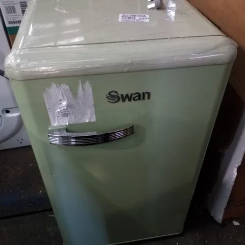 SWAN SR11035GNE RETRO GREEN UNDER-COUNTER FRIDGE 90L