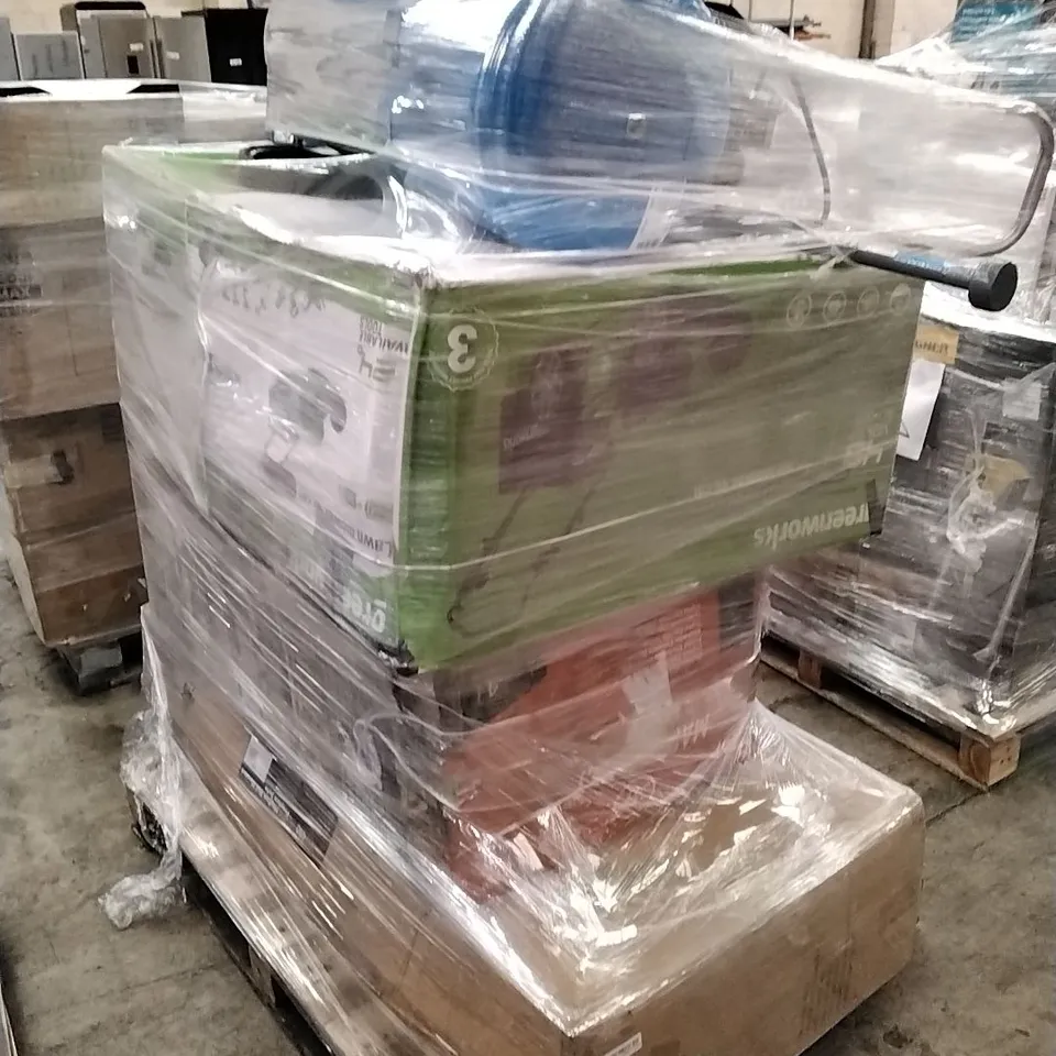 PALLET OF APPROXIMATELY 6 UNPROCESSED RAW RETURN HOUSEHOLD AND ELECTRICAL GOODS TO INCLUDE;