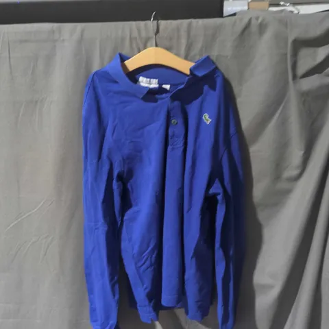 LACOSTE SPORT SLIM FIT POLO SHIRT – BLUE, FR 4 (US M)