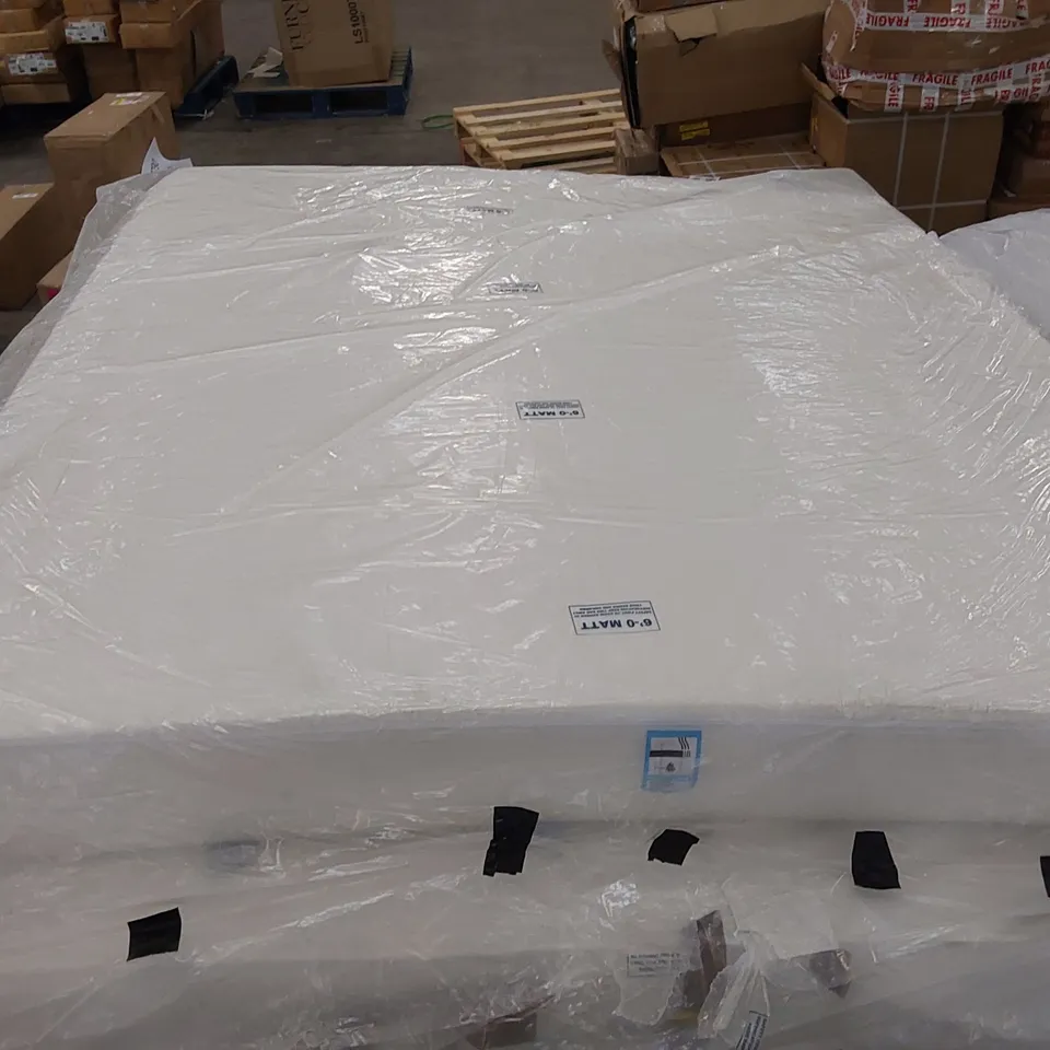 BAGGED MEMORY FOAM 6FT SUPERKING MATTRESS 