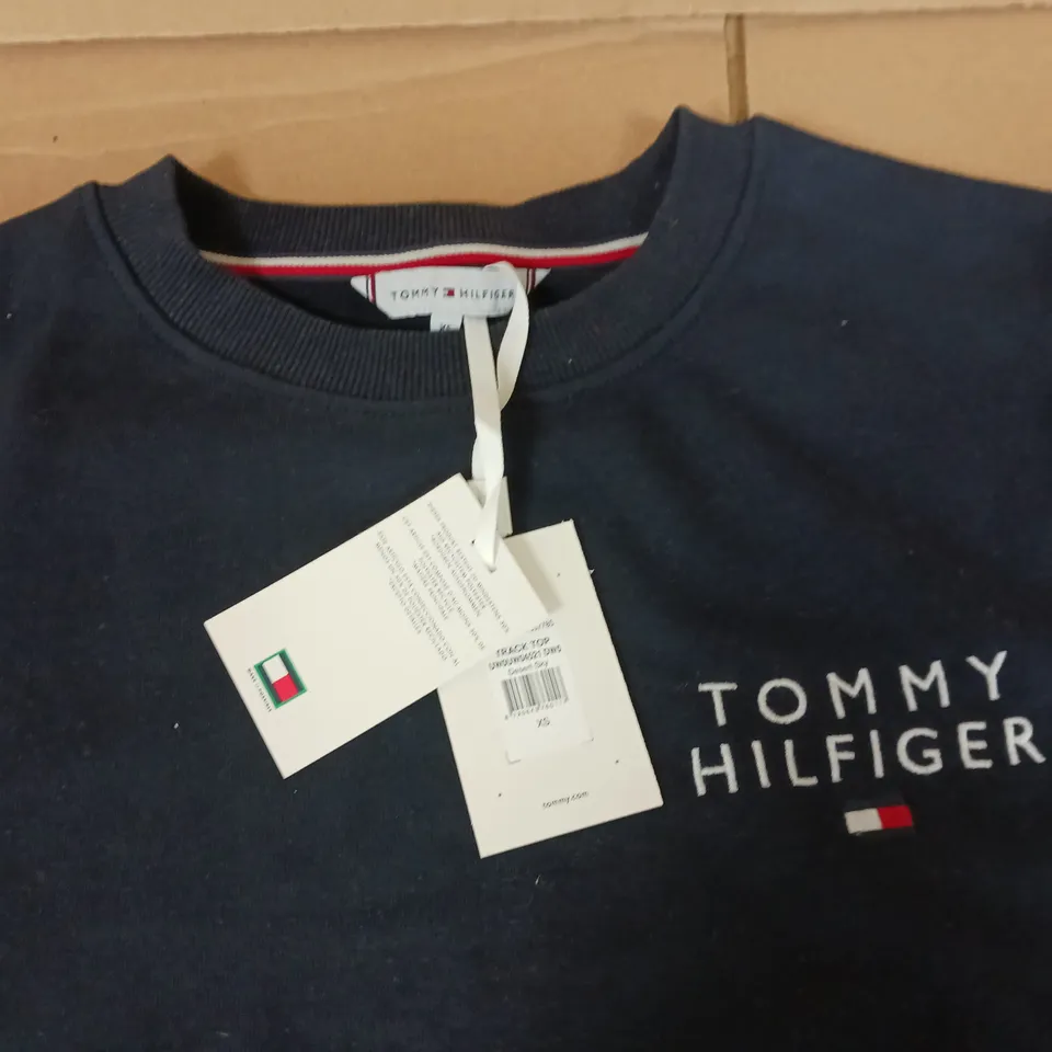 TOMMY HILFIGER NAVY TRACK TOP - XS