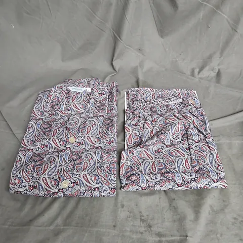 JAMES MEADE PYJAMAS IN MULTI PAISLEY SIZE L