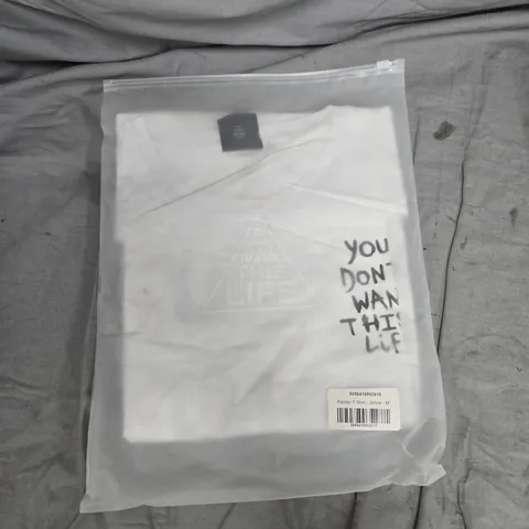 BAGGED YOU DONT WANT THIS LIFE PAINTER T-SHIRT - SIZE M