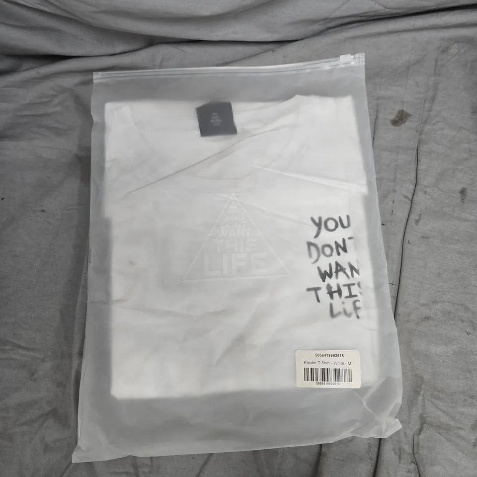 BAGGED YOU DONT WANT THIS LIFE PAINTER T-SHIRT - SIZE M