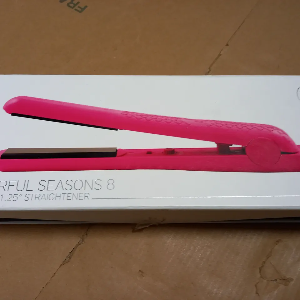 HERSTYLER COLOURFUL SEASON 8 HOT PINK 1.25" STRAIGHTENER