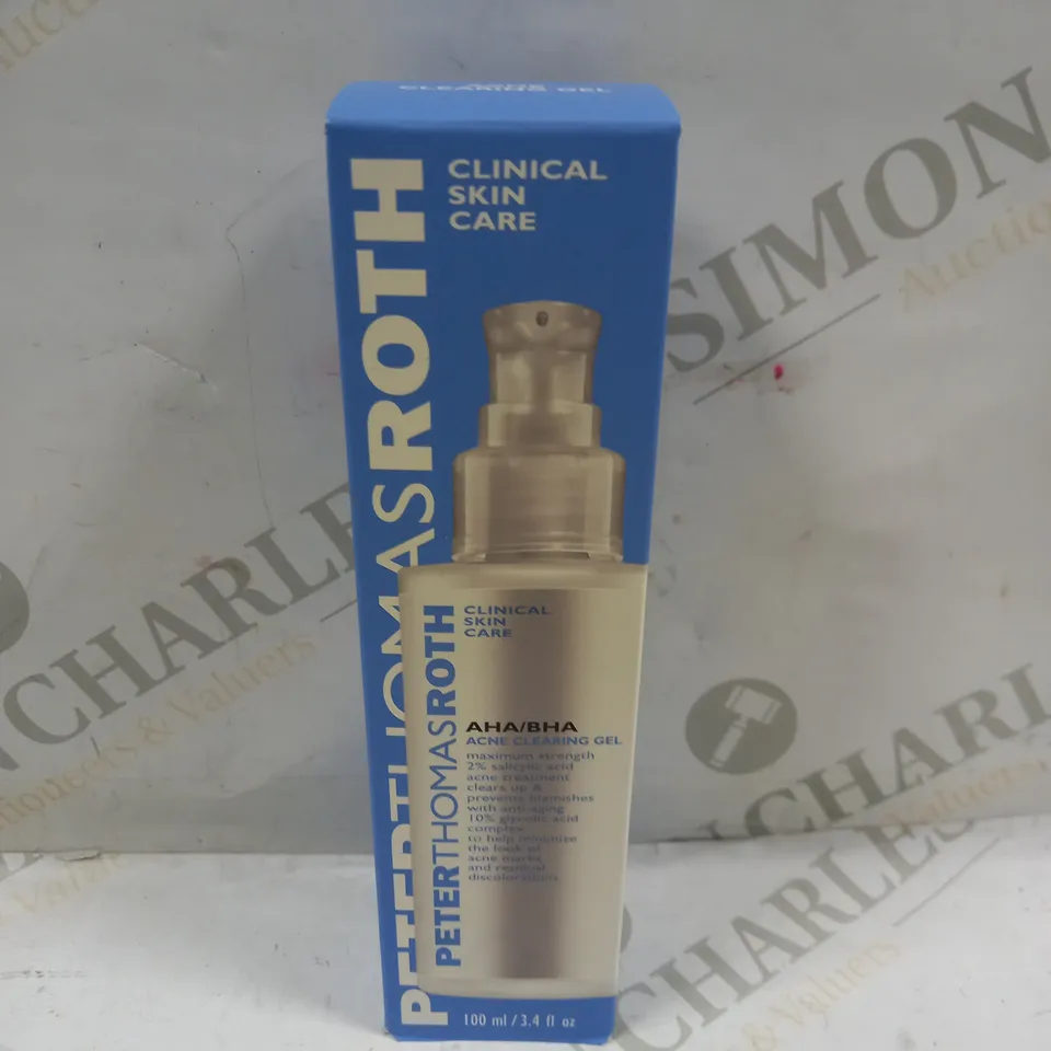 BOX OF APPROXIMATELY 30 PETER THOMAS ROTH ACNE CLEARING GELS - 100ML
