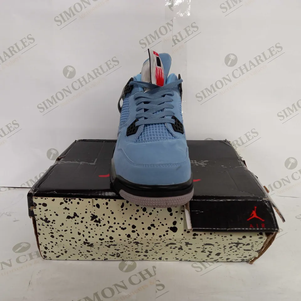 AIR JORDAN 4 RETRO IN BLUE - UK 9