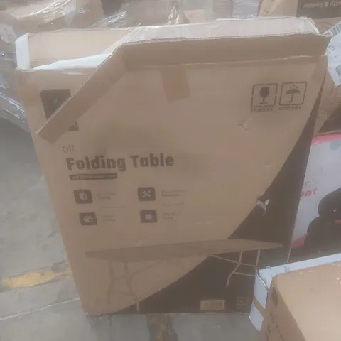 BOXED KEPLIN 6FT FOLDING TABLE 