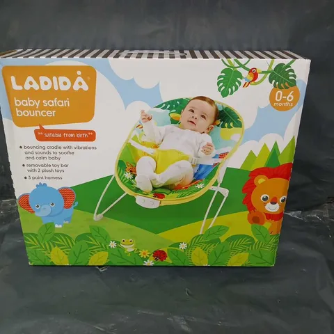 BOXED LADIDA BABY SAFARI BOUNCER