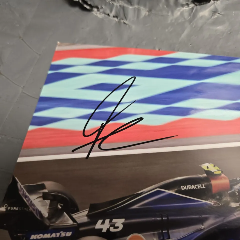 AUTOGRAPHED RACING POSTERS – SIGNED CAR PRINTS (SET OF MULTIPLE)