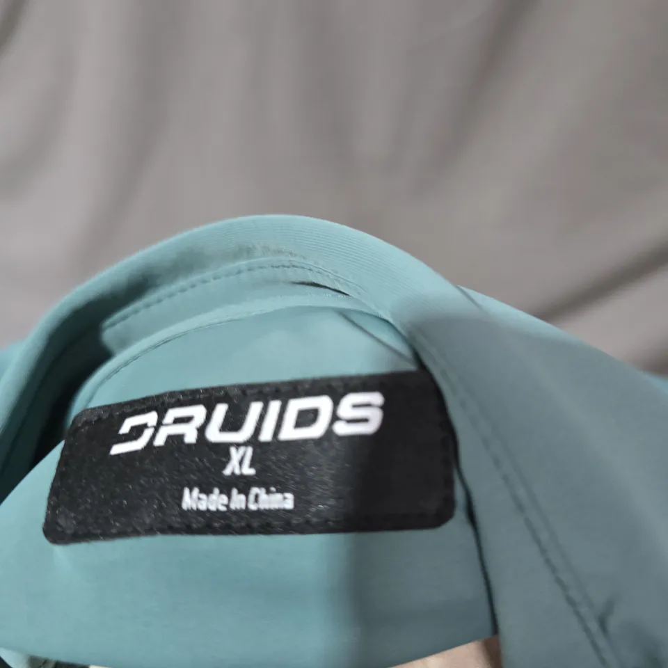 DRUIDS TEAL POLO SHIRT, MEN’S, XL 
