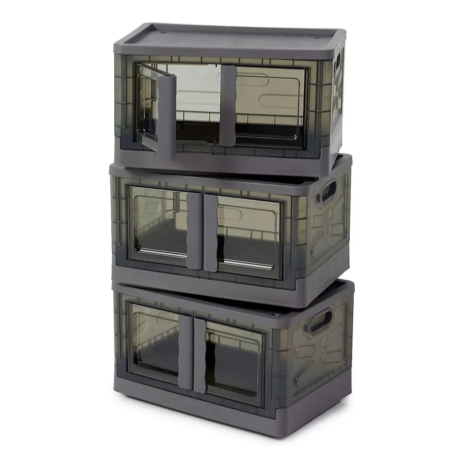 OUTLET ORGANISED OPTIONS SET OF 3 STORAGE BOXES