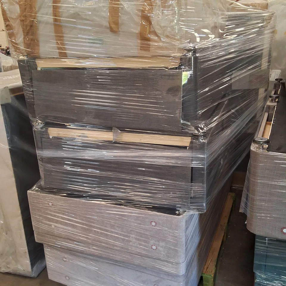 PALLET CONTAINING ASSORTED DIVAN BASE PARTS