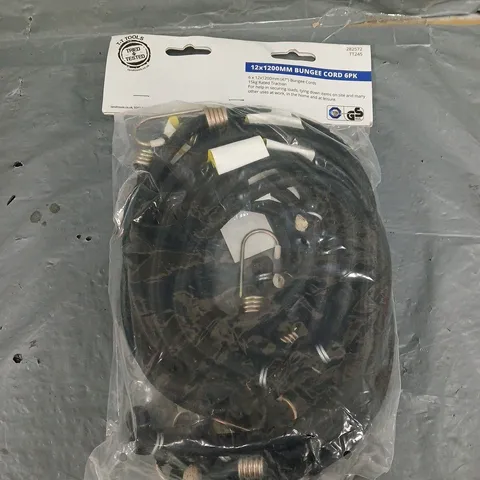 12X1200MM BUNGEE CORD 6PK 