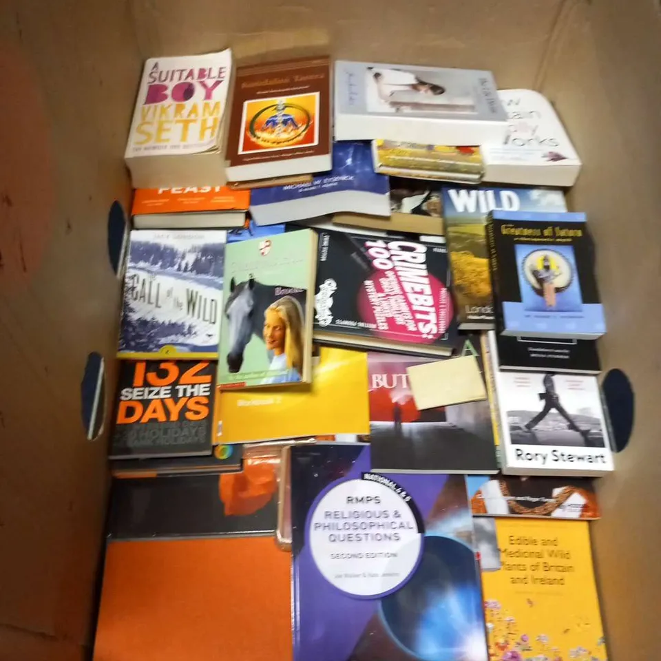 LARGE QUANTITY OF ASSORTED BOOK TITLES INCLUDE FICTION AND NON-FICTION TITLES BY AUTHORS SUCH AS;