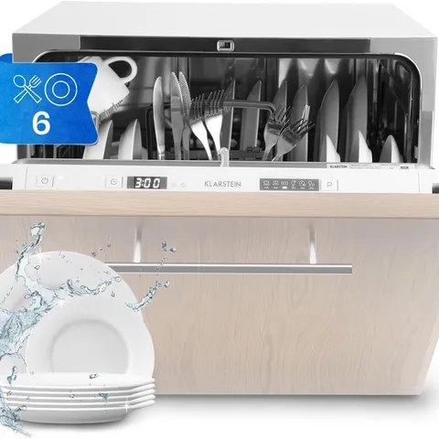 BOXED KLARSTEIN AMAZONIA 6 LUMINANCE TABLE DISHWASHER