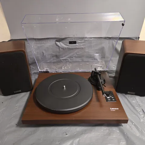 LENCO LS-600WA TURNTABLE WITH BUILT-IN AMPLIFIER, BLUETOOTH AND SPEAKERS