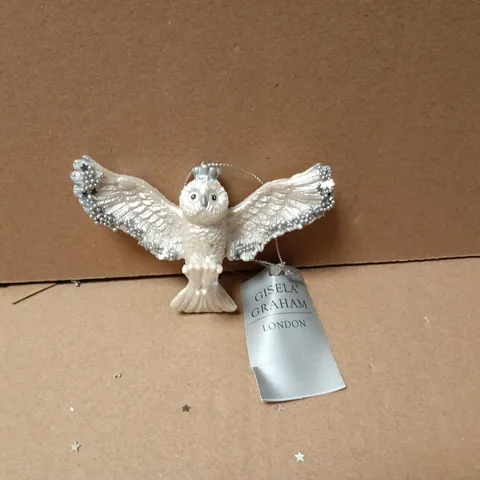 LOT OF 48 AS NEW GISELLA GRAHAM OWL THEMED HANGING TREE DECORATIONS