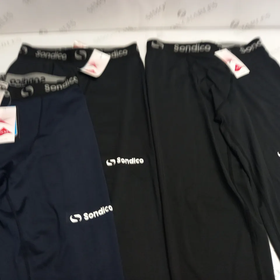 LOT OF 3 SONDICO SPORTS LEGGINGS IN BLACK AND NAVY - ALL UK L