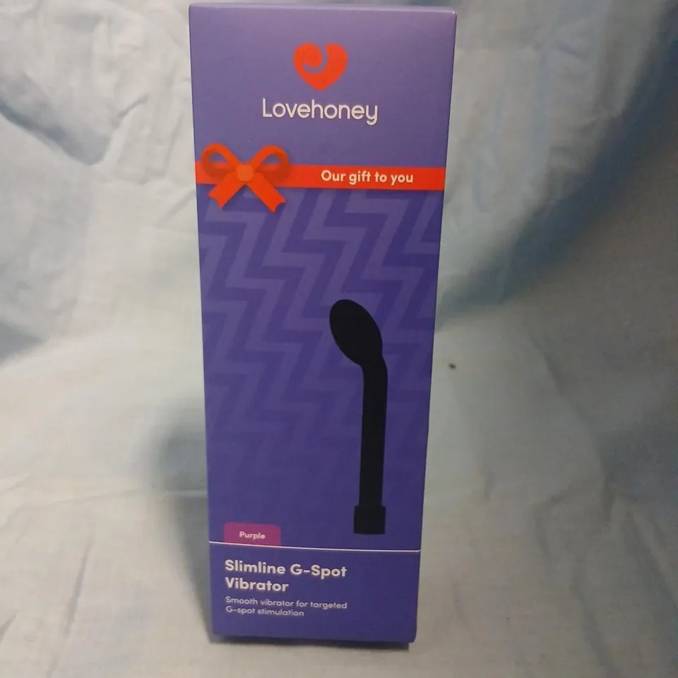 LOVEHONEY SLIMLINE G-SPOT VIBRATOR – PURPLE, BOXED