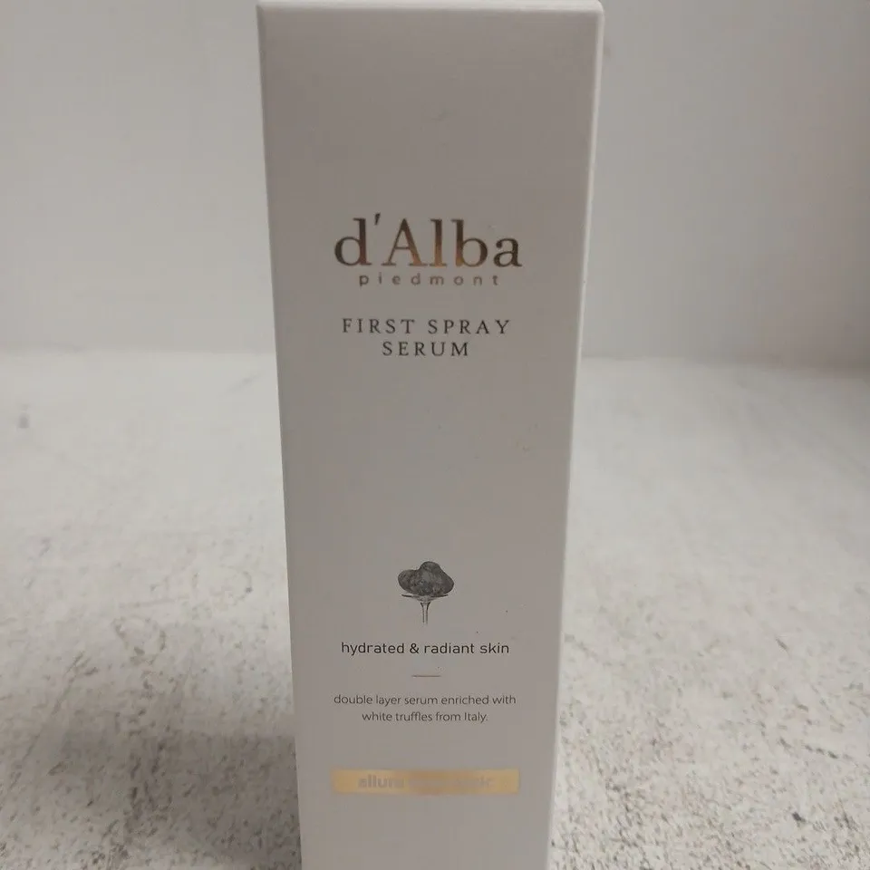 BOXED AND SEALED D'ALBA PIEDMONT FIRST SPRAY SERUM (100ML)