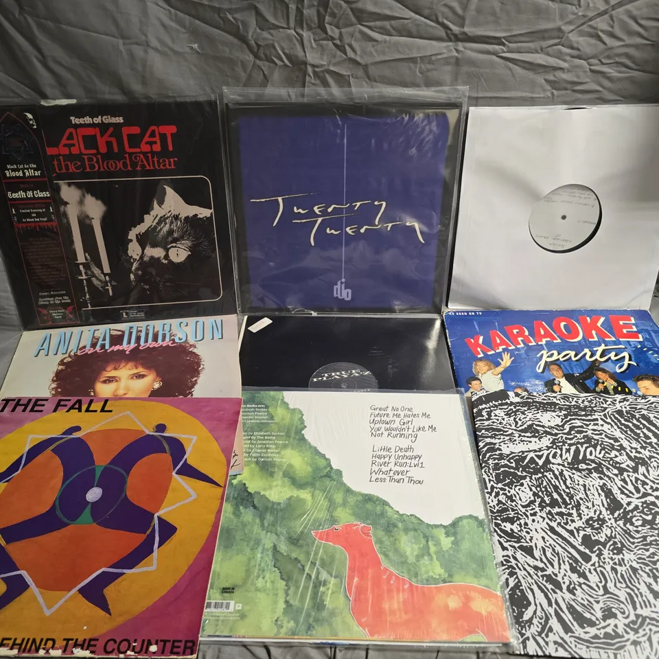 APPROXIMATELY 18 ASSORTED VINYLS TO INCLUDE ARTISTS SUCH AS TEETH OF GLASS, THE BETHS, ANITA DORSON, ETC