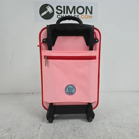 TYRRELL KATZ LONDON PINK 2 WHEEL SMALL SUITCASE BALLET DESIGN