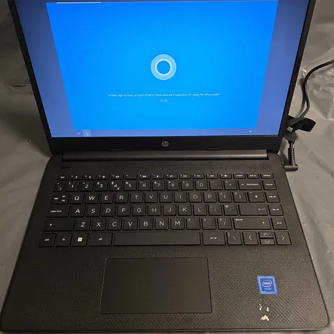 HP INTEL INSIDE 128GB SSD LAPTOP IN BLACK - 14S-DQ0518SA