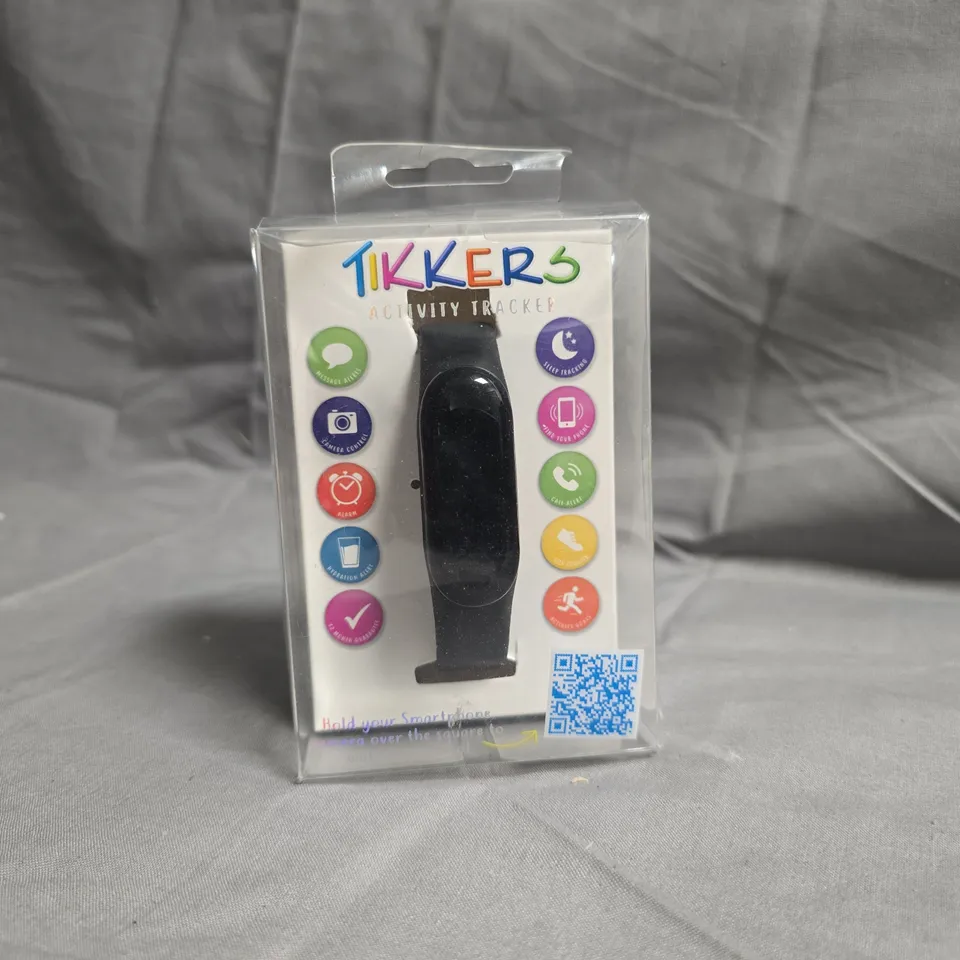 TIKKERS ACTIVITY TRACKER – KIDS WEARABLE WRISTBAND (BOXED)