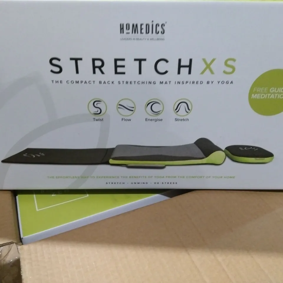 LOT OF 2 BOXED HOMEDICS STRETCH XS COMPACT BACK STRETCHING MATS  - TYM-500