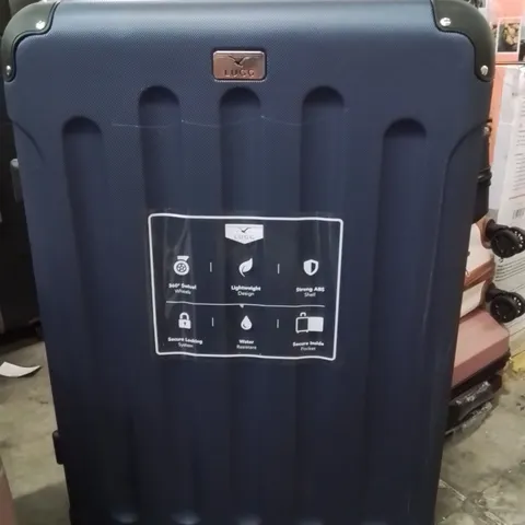LUGG TRAVEL SUITCASE NAVY BLUE 