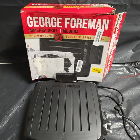 GEORGE FOREMAN IMMERSA GRILL MEDIUM – ELECTRIC GRILL (BOXED)