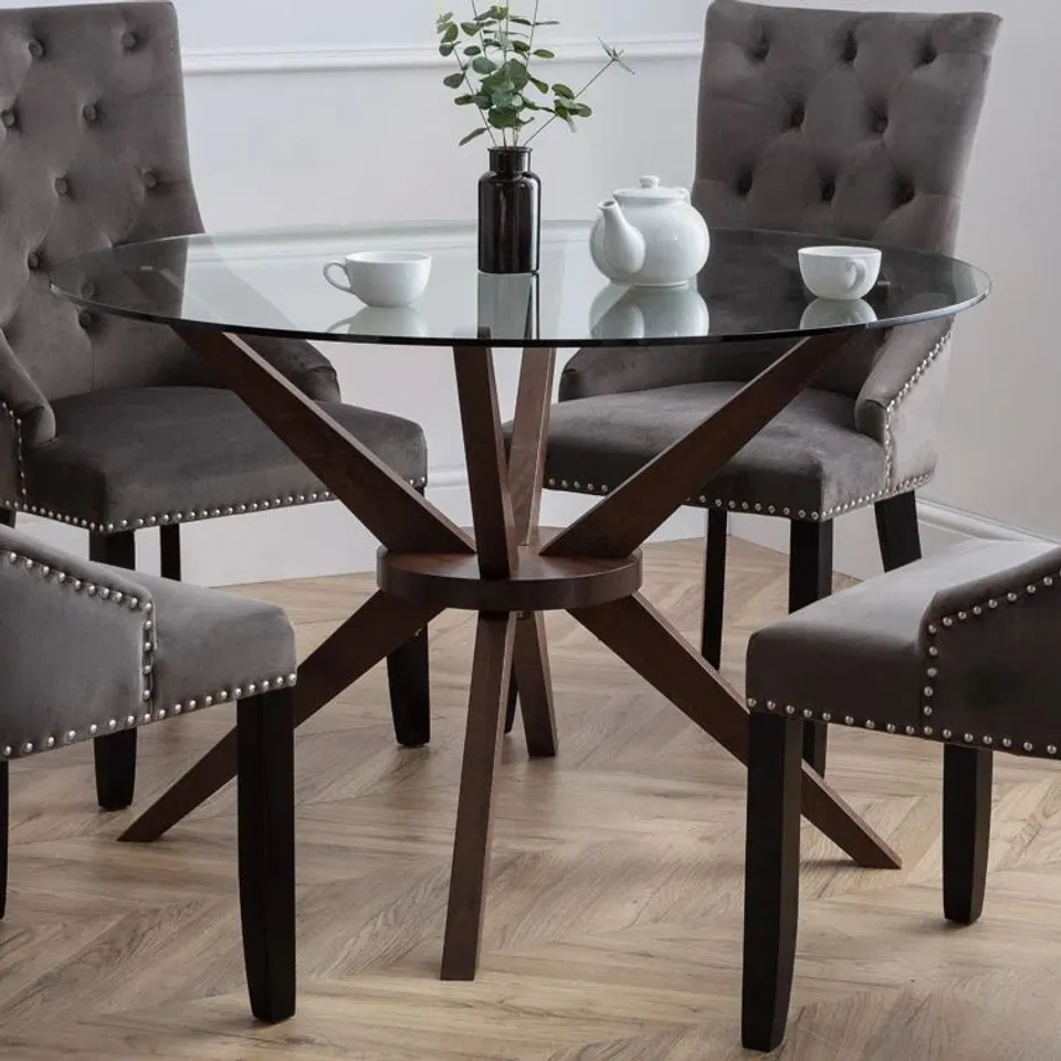 ROBINSON TRESTLE DINING TABLE (2 BOXES)