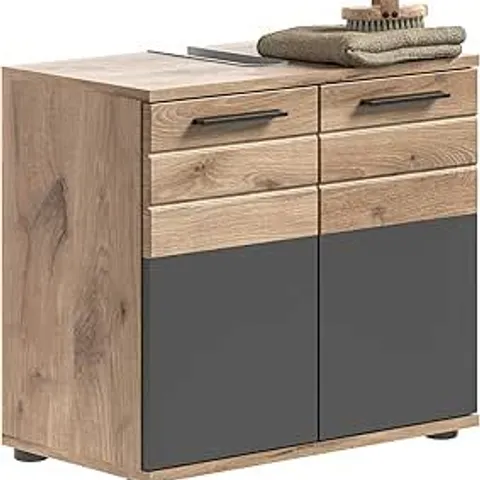 BOXED XONOX.HOME MASON X12B8705 VANITY UNIT GREY 60 X 56 X 34 CM (1 BOX)