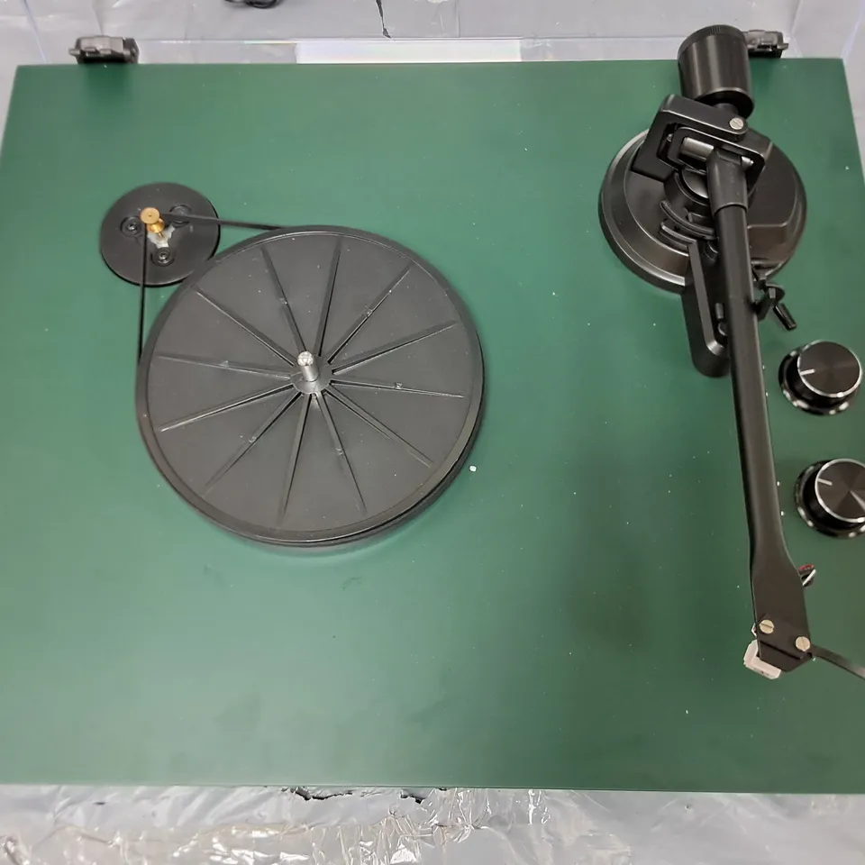 ARGON AUDIO TT MK2 GREEN	BUILT-IN PHONO PRE-AMP TURNTABLE