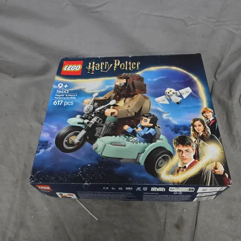 LEGO HARRY POTTER HAGRID AND HARRYS MOTORCYCLE RIDE 617 PIECES, 76443, 9+