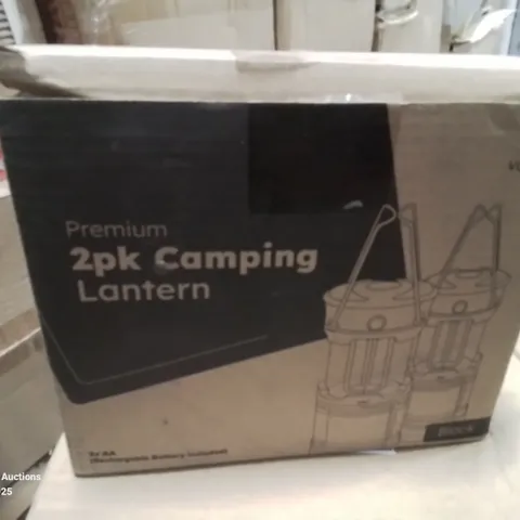 BOXED 2PK CAMPING LANTERNS 