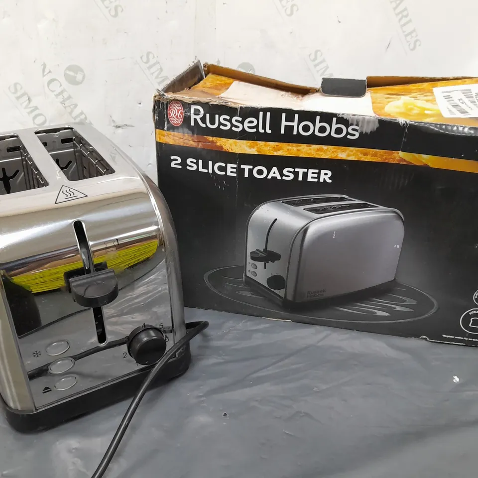 BOXED RUSSELL HOBBS 2 SLICE TOASTER