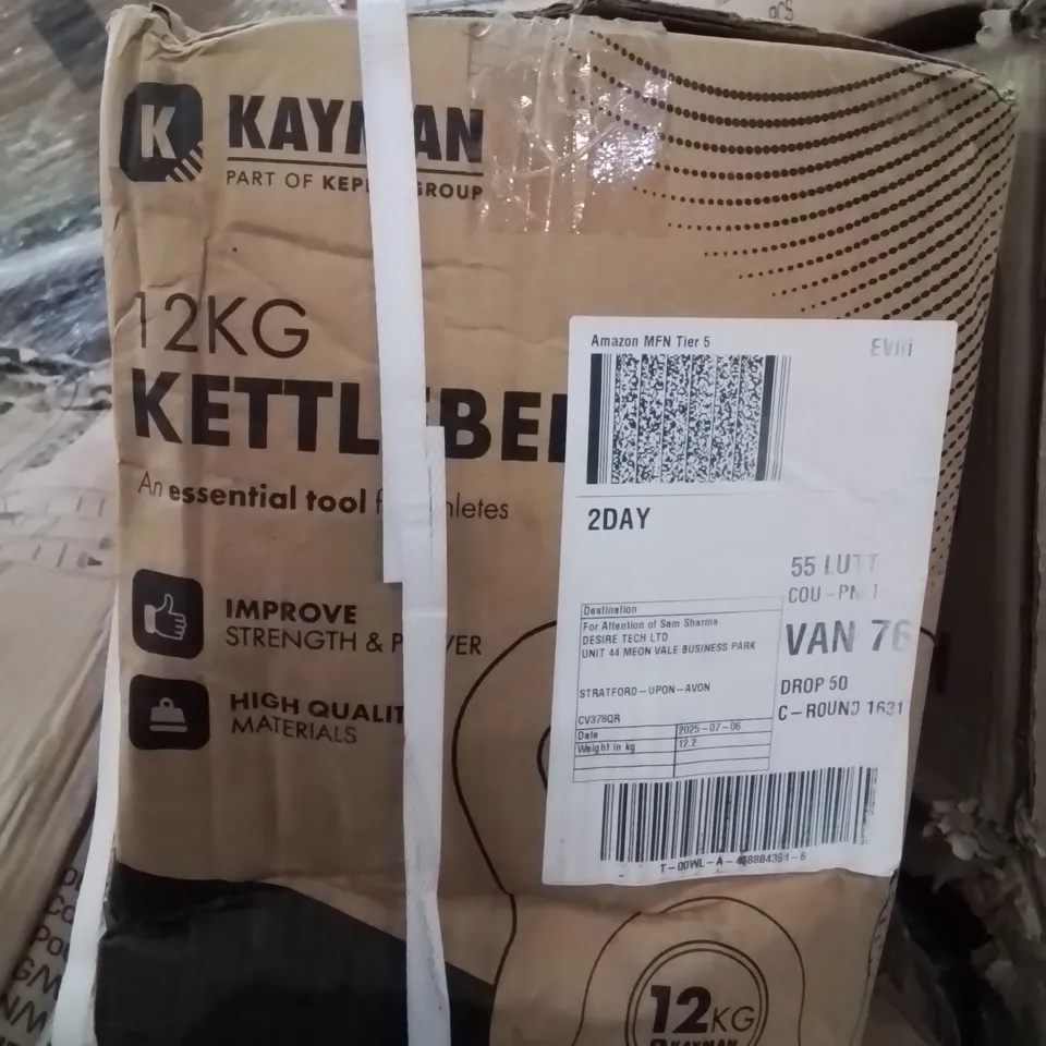 BOXED KEPLIN 12KG KETTLE BELL
