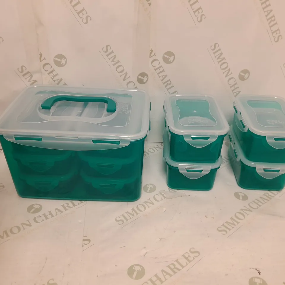 LOCK & LOCK 15 PIECE ASSORTED AIRTIGHT FOOD STORAGE CONTAINERS
